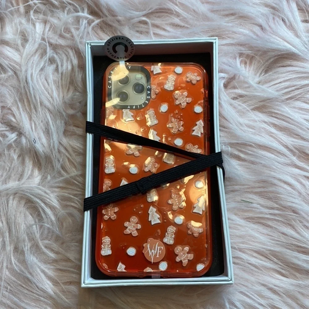 Casetify Christmas Cookie Transparent Red Ultra Impact Case IPhone 11 Pro Max